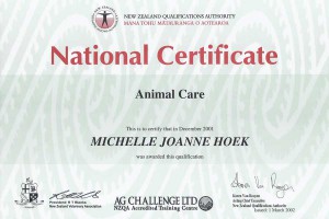 Animal Care Qualification